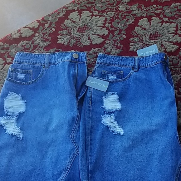 NEW - Forever 21 Skirt Denim Short - Picture 7 of 7